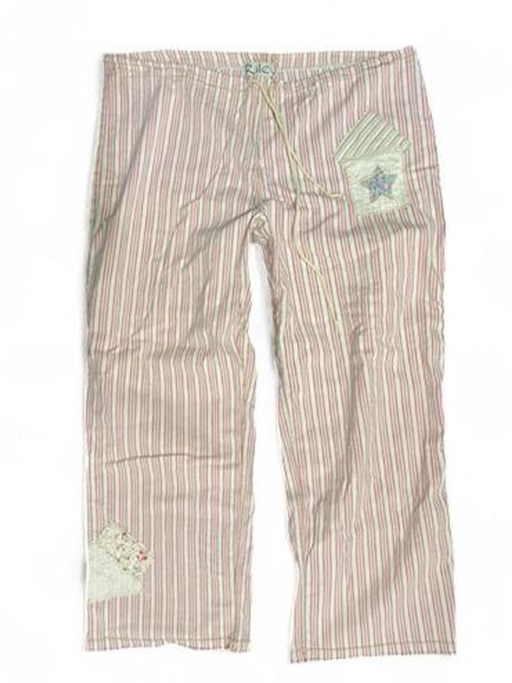 Y2K vintage Riley stripe cottagecore patchwork crops
